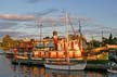 False Creek Boats, Canada Stock Photographs