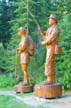 Wooden Sculptures Artist Glen Greensides, Grouse Mountain