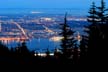 Vancouver At Night, Canada Stock Photos