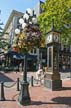 Gastown Steam Clock, Canada Stock Photographs