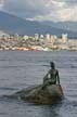 Stanley Park Mermaid, The Girl In The Wetsuit Near Lumberman