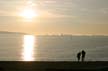 English Bay Sunset, Canada Stock Photos