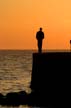 English Bay Sunset, Canada Stock Photos