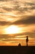 English Bay Sunset, Canada Stock Photos