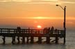 Crab Fishing At Sunset, Canada Stock Photos