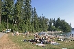 Sasamat Lake, Canada Stock Photos