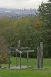 Carved Poles, Canada Stock Photos