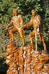 Grouse Mountain Hikers, Canada Stock Photos