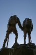 Grouse Mountain Hikers, Canada Stock Photos