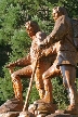 Chainsaw Art By Glen Greensides, Canada Stock Photos