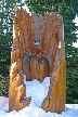 Wooden Eagle, Canada Stock Photos