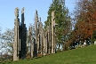 Kamui Mintara Sculptures, Canada Stock Photos