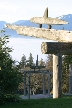 Kamui Mintara Sculptures, Canada Stock Photos