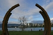 An Artwork In Vanier Park, Canada Stock Photos