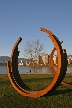 An Artwork In Vanier Park, Canada Stock Photos