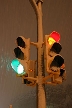 Snowy Night At Burnaby, Canada Stock Photos