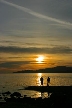 English Bay Sunset, Canada Stock Photos