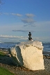 Massive White Rock, Canada Stock Photographs