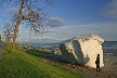 Massive White Rock, Canada Stock Photographs