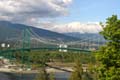 Lions Gate Bridge, Canada Stock Photographs