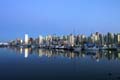 Burrard Inlet At Night, Canada Stock Photos