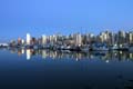 Burrard Inlet At Night, Canada Stock Photos