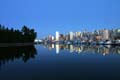 Burrard Inlet At Night, Canada Stock Photos