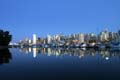 Burrard Inlet At Night, Canada Stock Photos