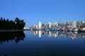 Burrard Inlet At Night, Canada Stock Photos