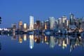 Burrard Inlet At Night, Canada Stock Photos