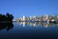 Burrard Inlet At Night, Canada Stock Photos