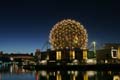 Science World, Downtown Vancouver At Night