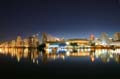 Vancouver Skyline Night Shots, Canada Stock Photographs