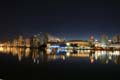 Vancouver Skyline Night Shots, Canada Stock Photographs