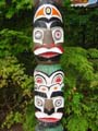 Totem Poles, Canada Stock Photographs