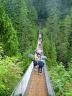 Capilano Suspension Bridge, Canada Stock Photographs