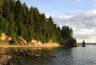 Siwash Rock Seawall, Canada Stock Photographs