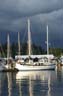 Coal Harbour Boats, Canada Stock Photos