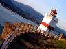 Brockton Point Lighthouse, Canada Stock Photographs