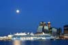 Burrard Inlet At Night, Downtown