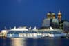 Cruise Ship, Canada Place At Night