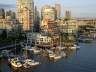 Boats At False Creek, Canada Stock Photographs