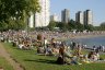 Sunbathing, Canada Stock Photos