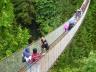 Capilano Suspension Bridge, Canada Stock Photographs