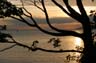 English Bay Sunset, Canada Stock Photographs