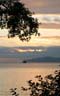 English Bay Sunset, Canada Stock Photographs