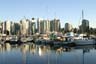 Coal Harbour Boats, Canada Stock Photographs