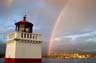 Looking At North Shore From Stanley Park, Canada Stock Photographs